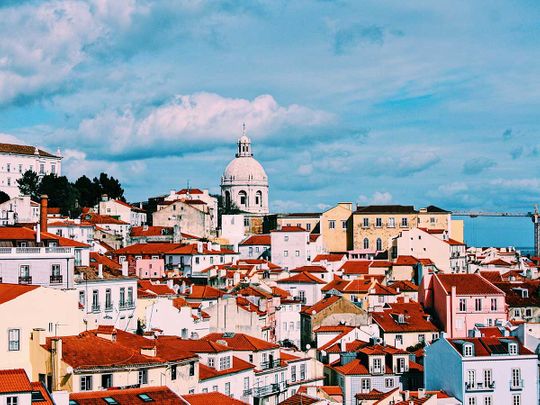 لشبونة ، أفق البرتغال عام