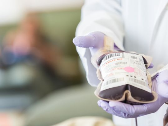 التبرع بالدم من هيئة الصحة بدبي