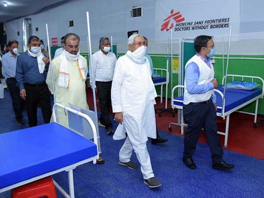 رئيس وزراء ولاية بيهار مستشفى نيتيش كومار
